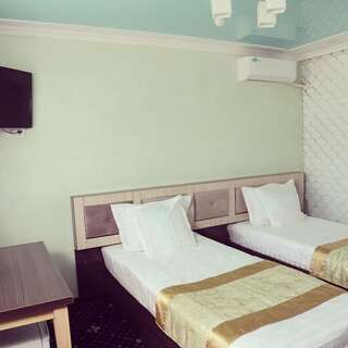 Отель Family Балхаш Двухместный номер с 1 кроватью или 2 отдельными кроватями и собственной ванной комнатой-2